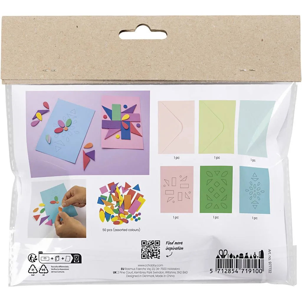 Mini Craft Kit Decoration Cards - Foam Shapes