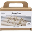 Mini Craft Kit Jewellery - Wire Earrings Gold-Plated