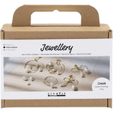 Mini Craft Kit Jewellery - Wire Earrings Gold-Plated