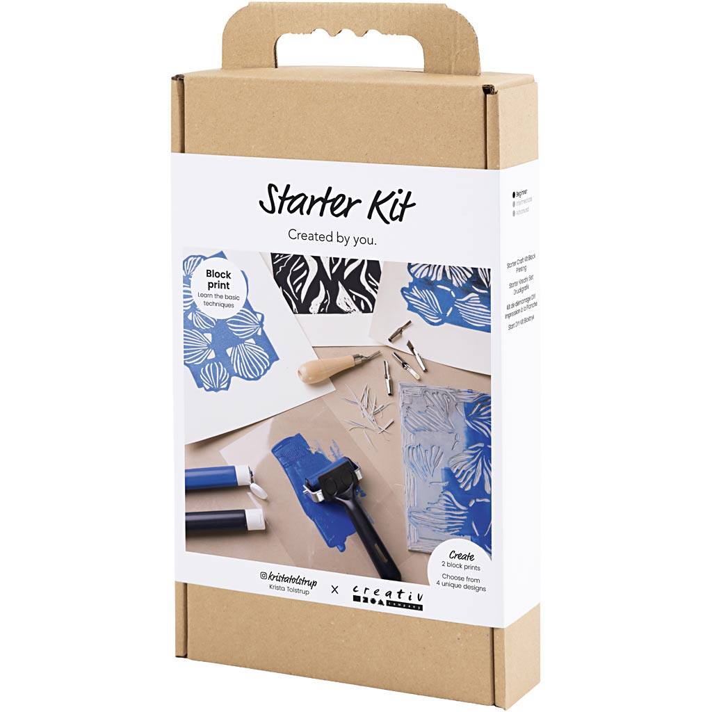 Starter Craft Kit Block Printing