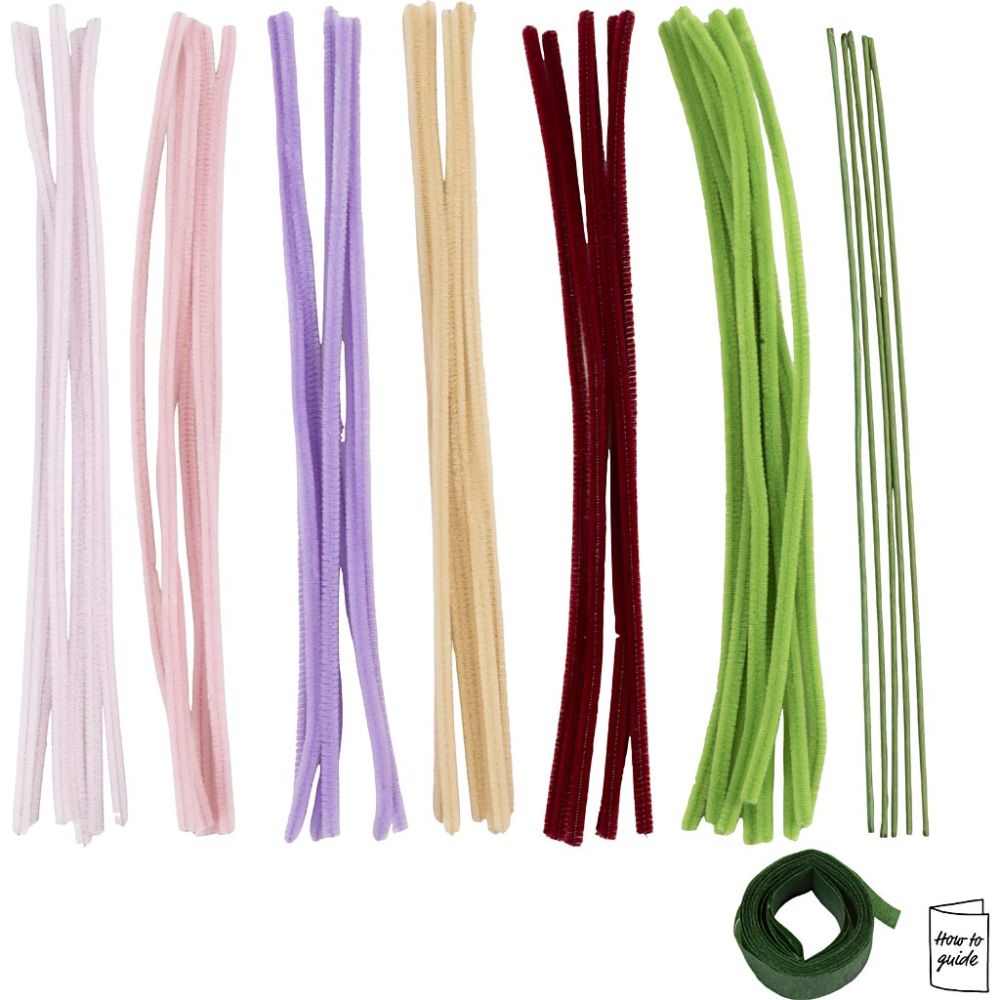 Mini Craft Kit - Pipe Cleaner Tulips