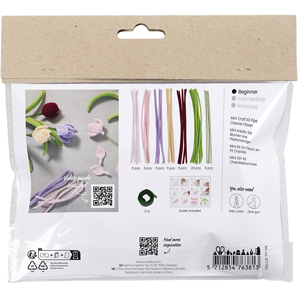 Mini Craft Kit Pipe Cleaner Flower