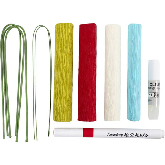 Mini Craft Kit Crepe Paper - Pastel Colours