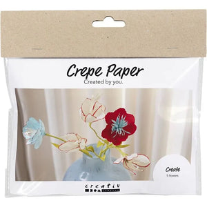 Mini Craft Kit Crepe Paper - Pastel Colours