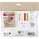Mini Craft Kit Crepe Paper - Pastel Colour Flowers