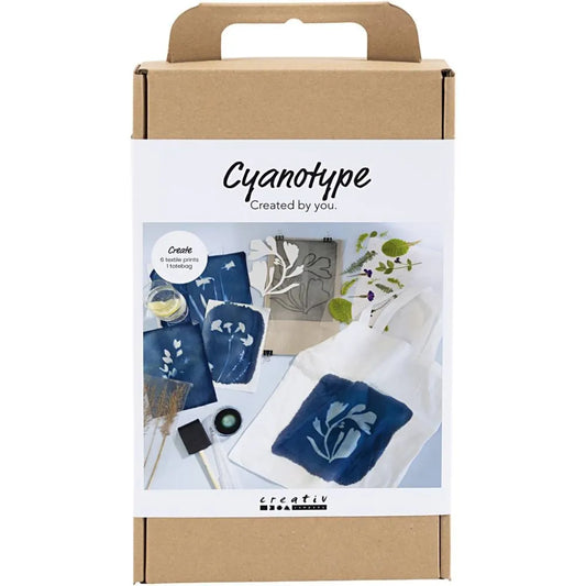 Craft Kit Cyanotype - Blue Textile Prints