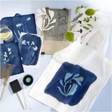 Craft Kit Cyanotype - Blue Textile Prints