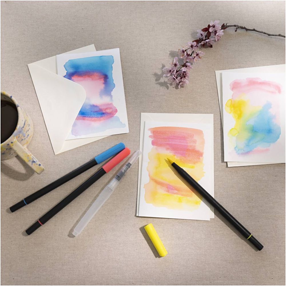 Mini Craft Kit - WaterColour Cards and Envelopes
