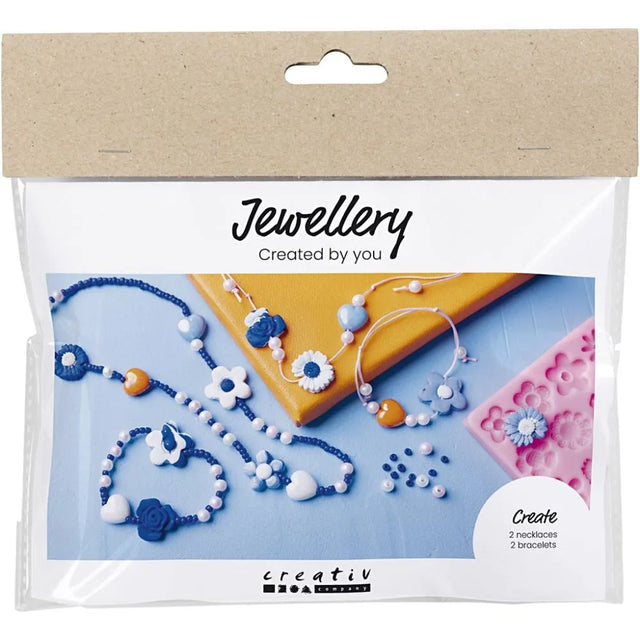 Mini Craft Kit Jewellery - Blue Flowers