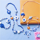 Mini Craft Kit Jewellery - Blue Flowers