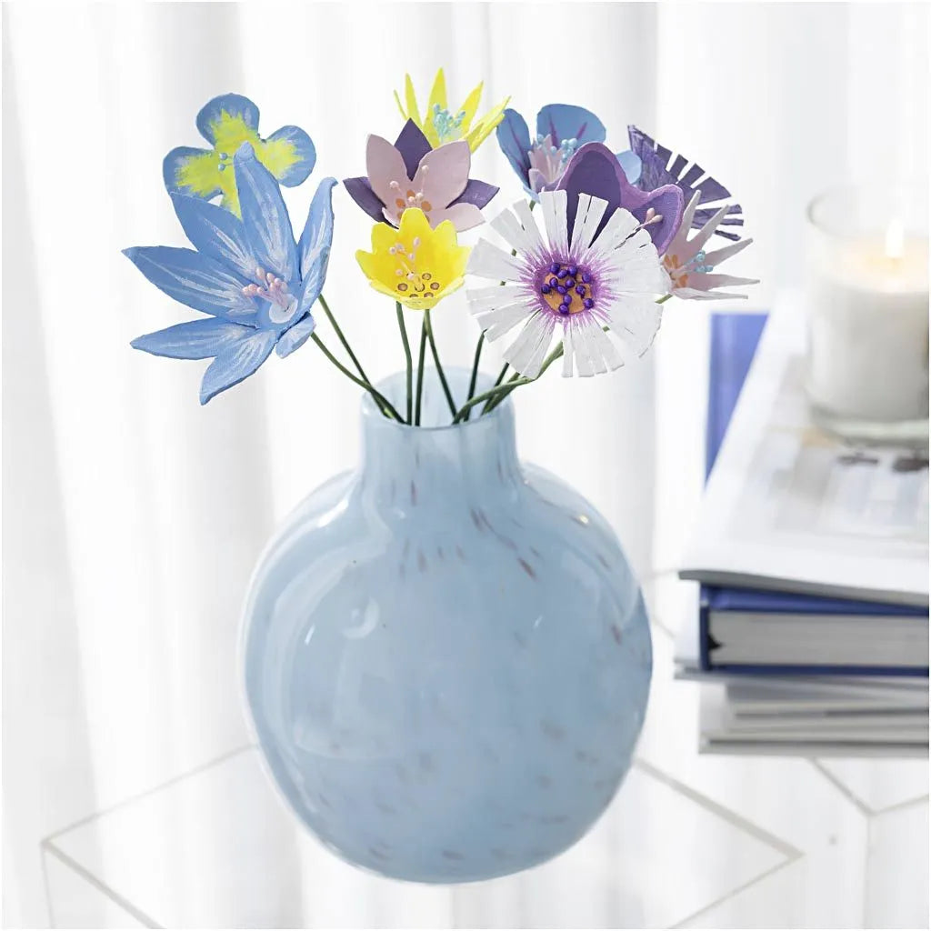 Craft Kit Egg Carton Flowers - Pastel Colours