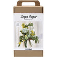 Maxi Craft Kit Crepe Paper - Flower Bouquet Light