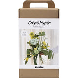 Maxi Craft Kit Crepe Paper - Flower Bouquet Light