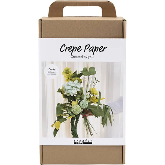Maxi Craft Kit Crepe Paper - Flower Bouquet Light