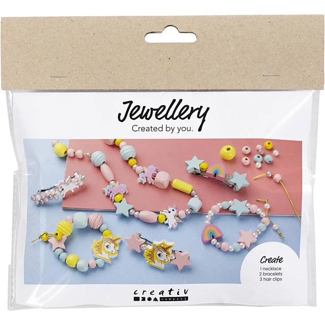 Mini Craft Kit Jewellery - Unicorn Pastel Colours