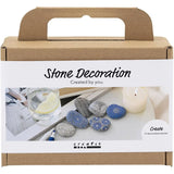 Mini Craft Kit - Stone Decoration Blue