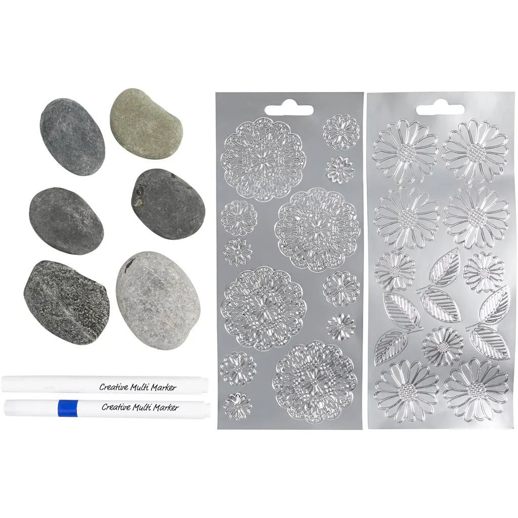 Mini Craft Kit - Stone Decoration Blue