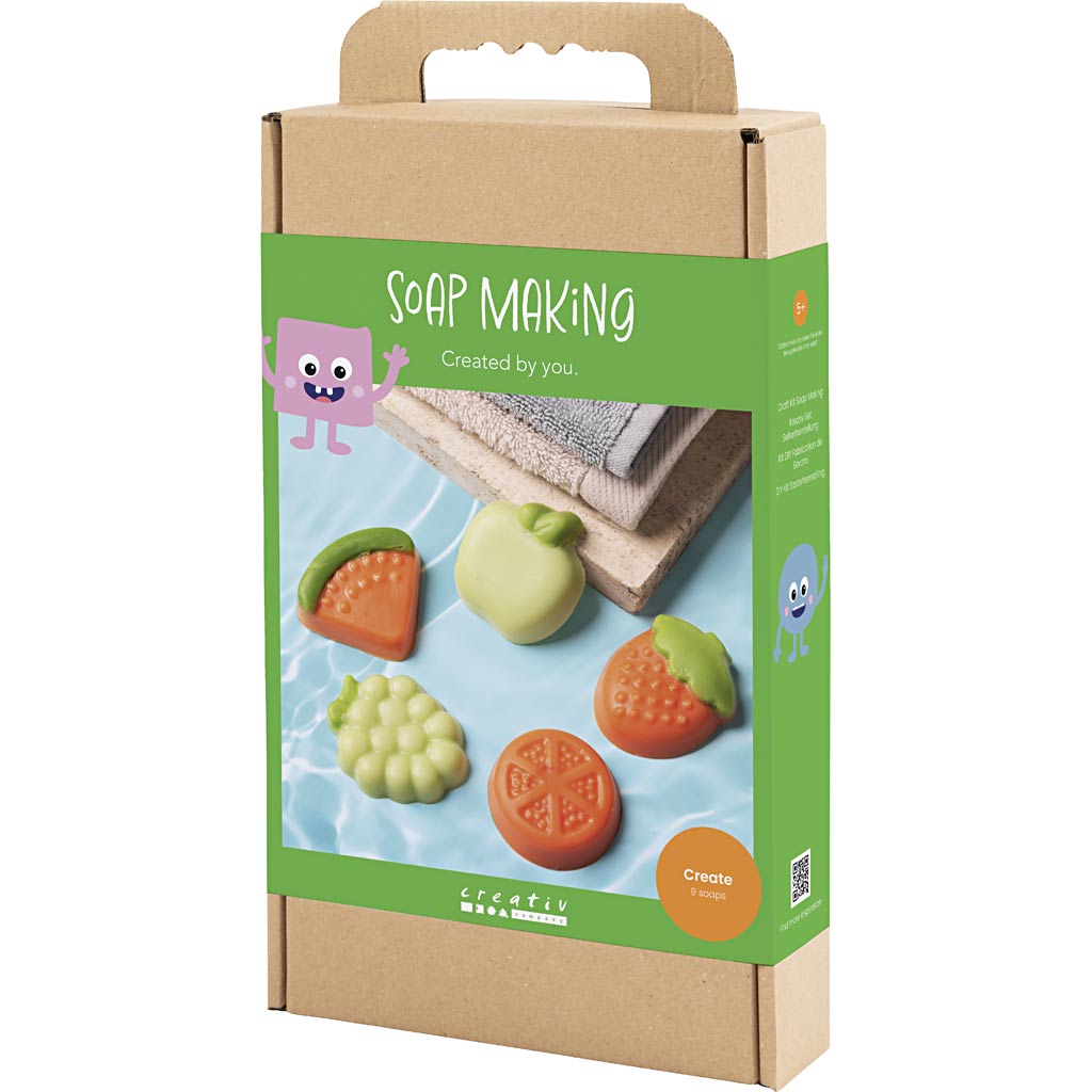 Craft Kit Soap Making - Green & Orange Fruit