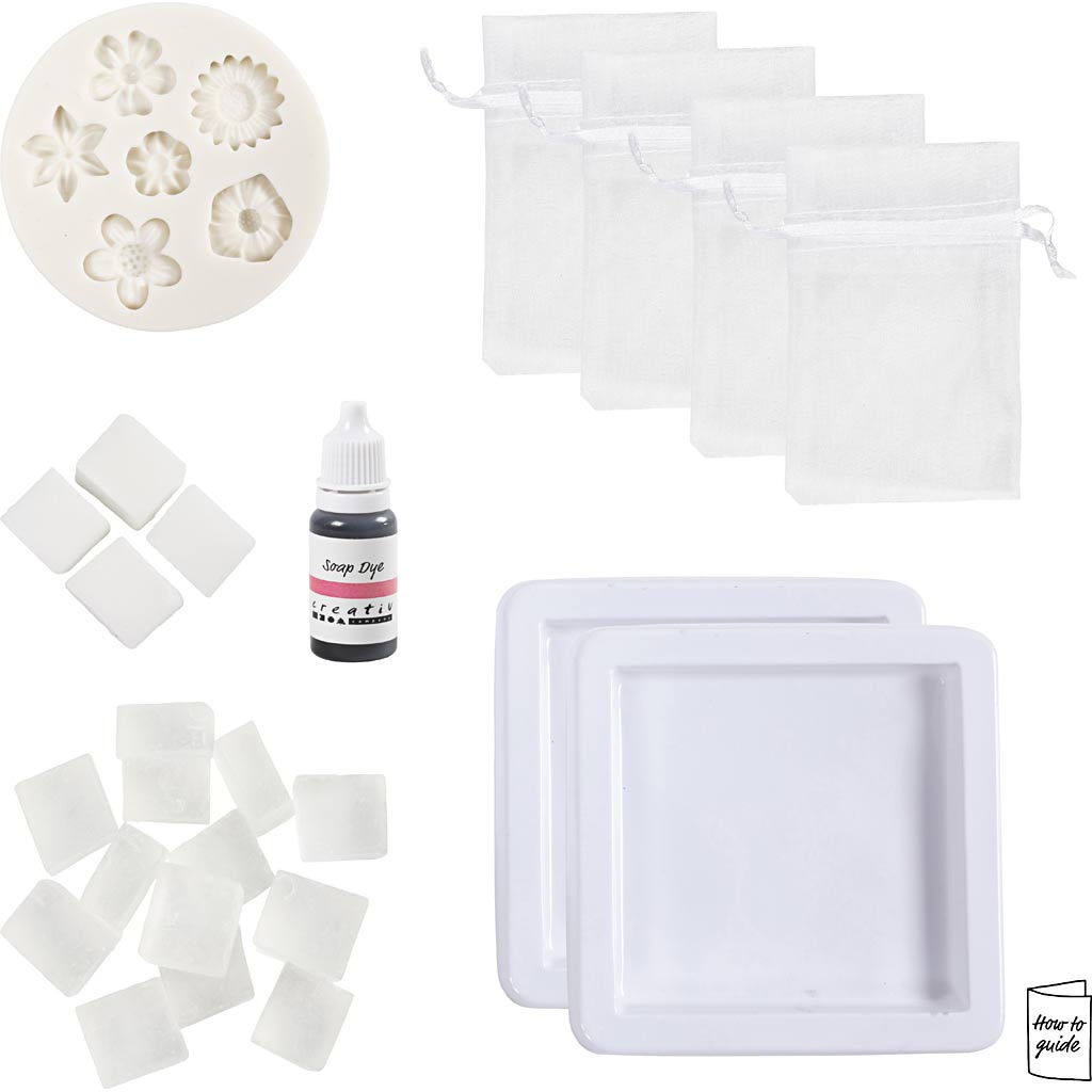 Craft Kit Soap Making - Rose/Pink Flowers