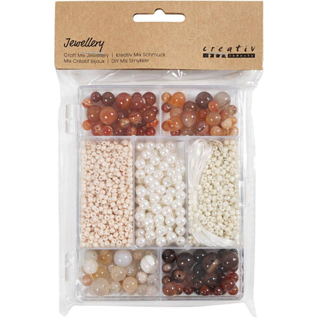 Craft Mix Jewellery - Agates 2.6-10 mm (Assorted Colours)