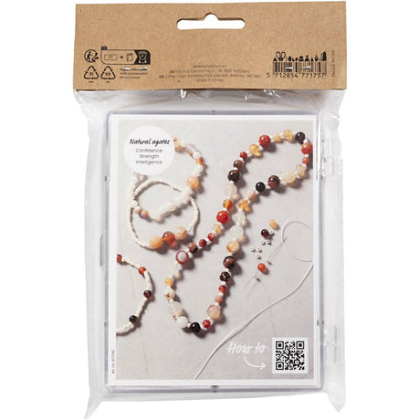 Craft Mix Jewellery - Agates 2.6-10 mm (Assorted Colours)