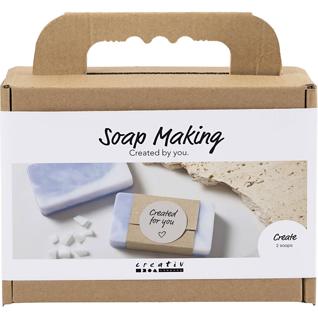 Mini Craft Kit Soap Making - Light Lilac Squares