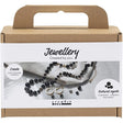 Mini Craft Kit Jeweller - Agate Black Necklace & Earrings