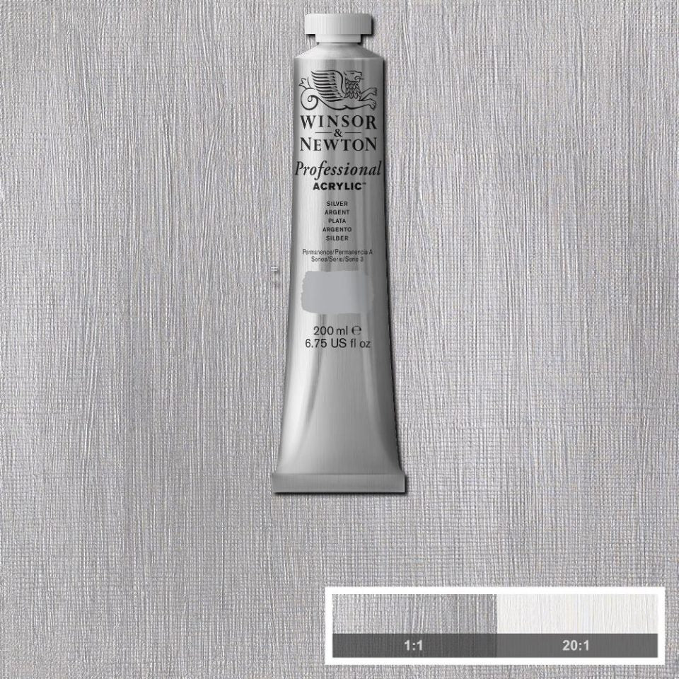 200ml Silver - Professional Acrylic