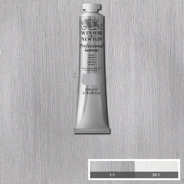 200ml Silver - Professional Acrylic