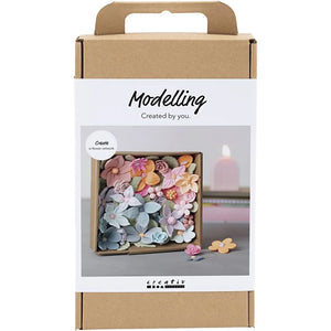Craft Kit Modelling - Flowers Pastel Colours