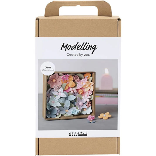 Craft Kit Modelling - Flowers Pastel Colours