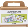 Mini Craft Kit Textile Colouring