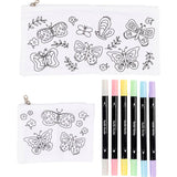 Mini Craft Kit Textile Colouring
