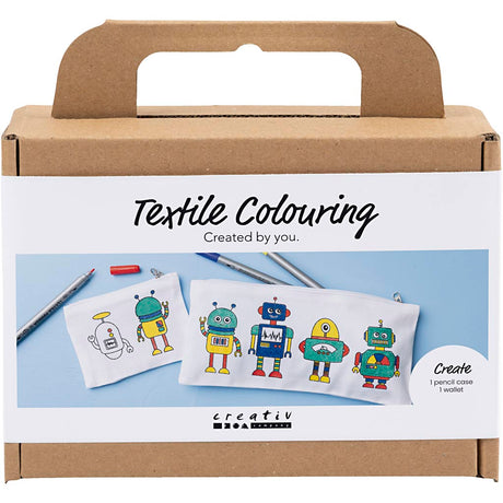 Mini Craft Kit Textile Colouring