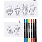Mini Craft Kit Textile Colouring