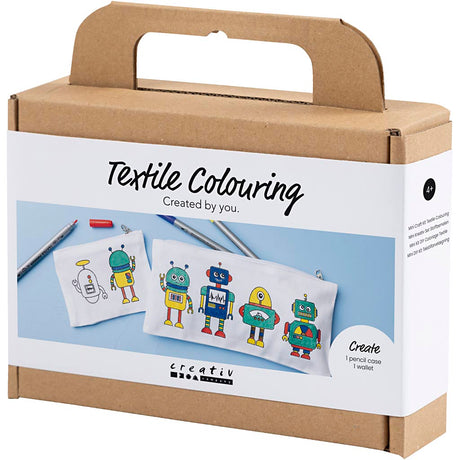 Mini Craft Kit Textile Colouring