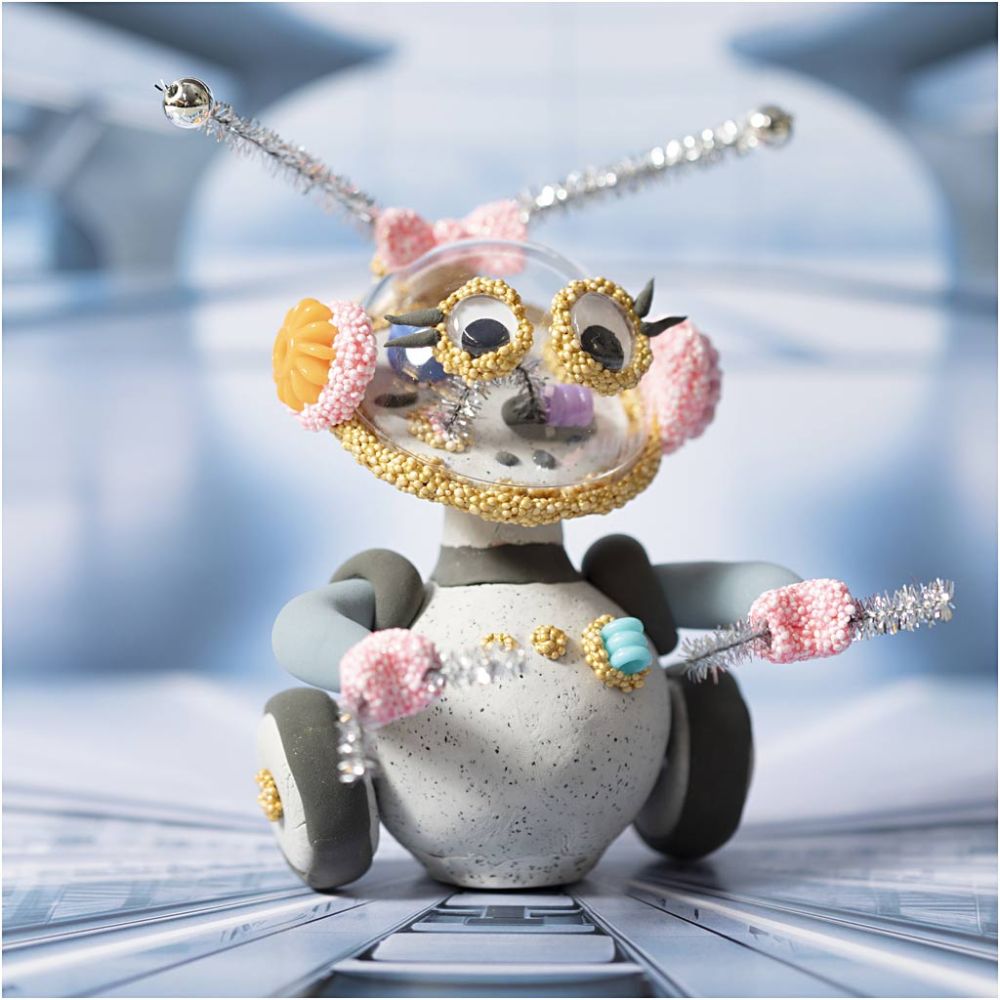 Mini Craft Kit Modelling - Girl Robot