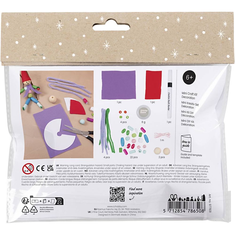 Mini Craft Kit Decoration - Christmas Elves