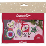 Mini Craft Kit Decoration - Felt Christmas Decorations
