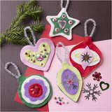 Mini Craft Kit Decoration - Felt Christmas Decorations
