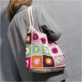 Craft Kit Crochet - Colourful Cream Bag