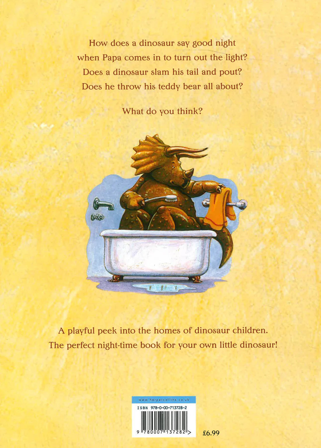 How Do Dinosaurs Say Goodnight Book