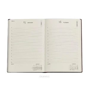 Paperblanks Mira Botanica Flemish Rose PAD Mini 2024 Year Planner