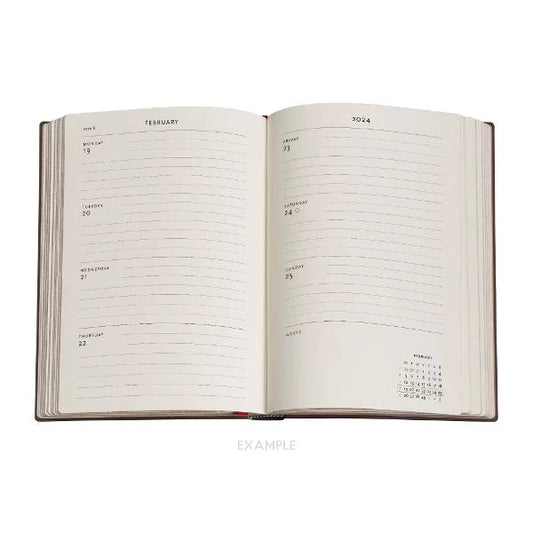 Paperblanks Safavid Indigo HOR Midi 2024 Year Planner