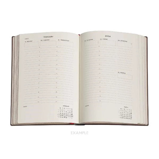 Paperblanks Inkblot VER Midi 2024 Year Planner