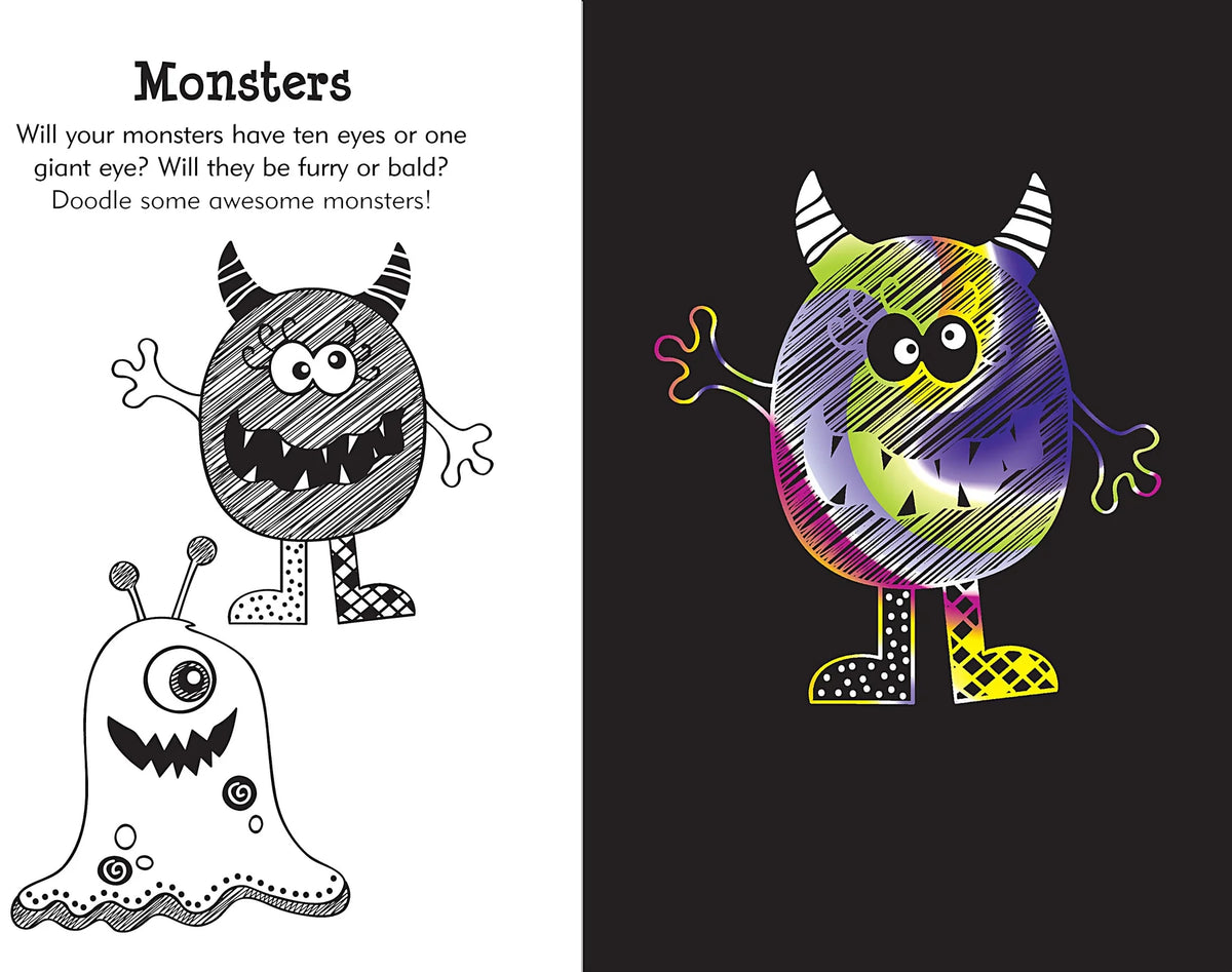 Scratch & Sketch Book - Doodle Mania