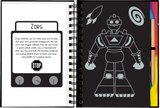 Scratch & Sketch Book - Robots