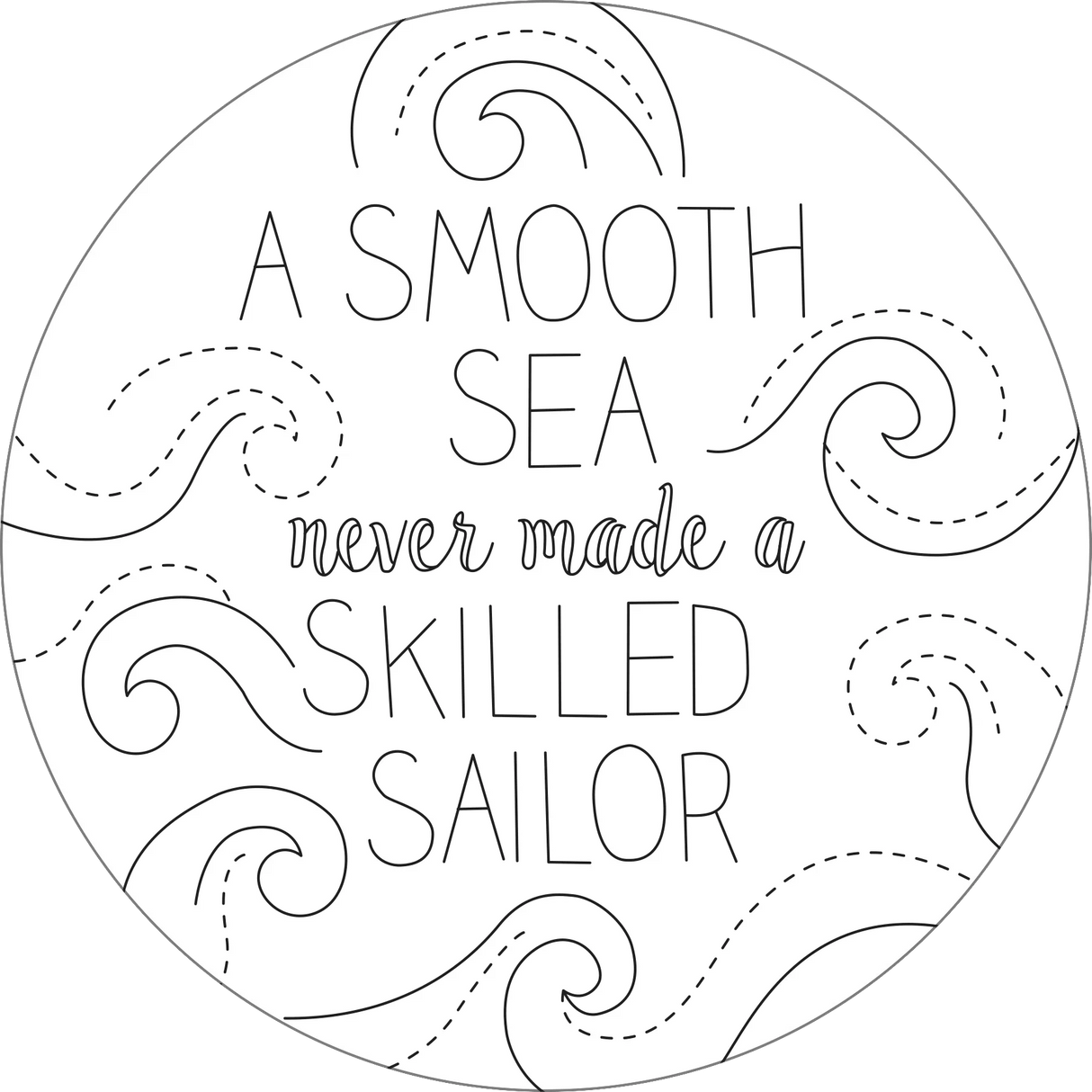 Embroidery Transfers - Nautical (Set of 10)