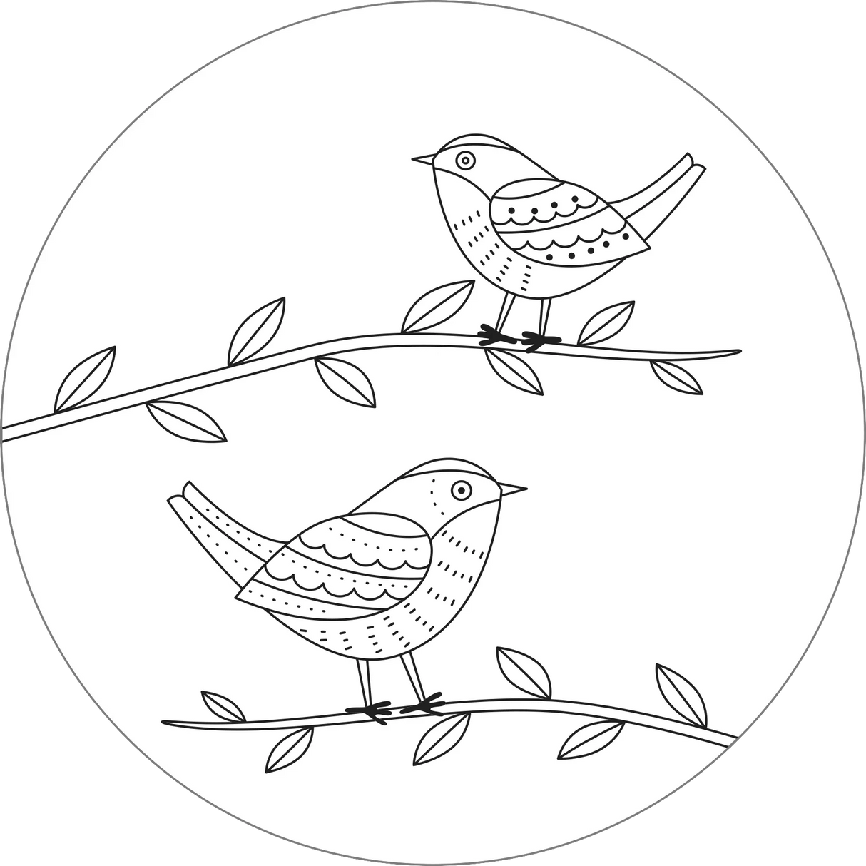 Embroidery Transfers Set - Birds