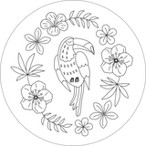 Embroidery Transfers Set - Birds